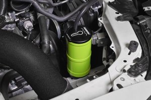 Subaru STI Coolant Overflow Tank - Perrin Performance - Neon Yellow - `04-`21